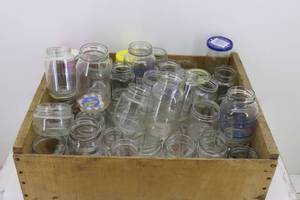 Various Small Glass Jars
