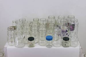 Various Small Glass Jars