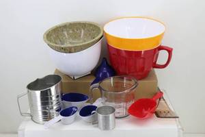 Mixing Bowls, Measuring Cup & Misc
