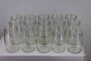 (15) Misc Glass Jars