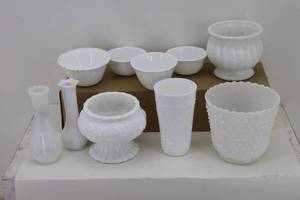 White Glassware