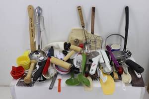 Box of Kitchen Utensils