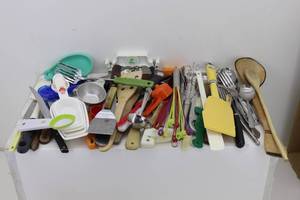 Box of Kitchen Utensils