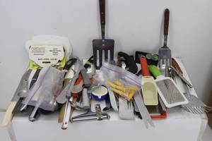 Box of Kitchen Utensils