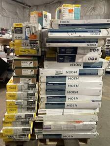 HUGE LOT of American Standard, Grohe and Moen Faucets, Showers, Mirrors and other Plumbing Supplies