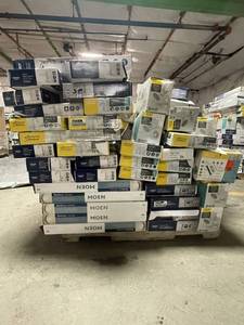 HUGE LOT of American Standard, Grohe and Moen Faucets, Showers, Mirrors and other Plumbing Supplies