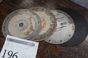 lot 196 image: Lot of (4) Saw Blades - 7 (x3), 8 (x1) (used)