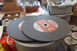 lot 218 image: Lot of (2) Virginia Abrasives 14 Metal Cut-Off Blades (New )