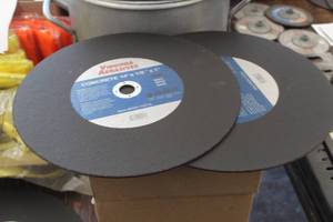 lot 223 image: Lot of (2) Virginia Abrasives 14 Concrete Cut-Off Blades (New )