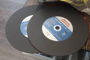 lot 224 image: Lot of (2) Virginia Abrasives 14 Concrete Cut-Off Blades (New )