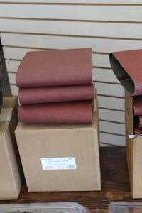 lot 234 image: Lot of (16) Easy 8 Floor Sander 8x19 60 Grit Expandable Drum Cloth Belts