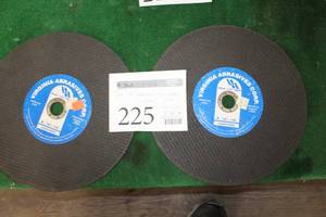 lot 225 image: Lot of (2) Virginia Abrasives 12 Concrete Cut-Off Blades (New )