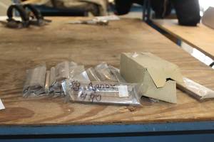 lot 276 image: Lot of (13 Packages) 38 Wide Crown Staples