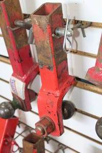 lot 303 image: 2 Hitch Ball Mount with 2 Ball