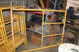 lot 145A image: Lot of (1) Scaffolding Frame Section