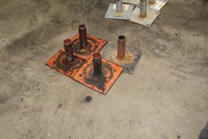 lot 149 image: Lot of (4) Scaffolding Leg Plates