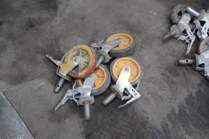 lot 147B image: Lot of (4) Scaffolding Caster Wheels