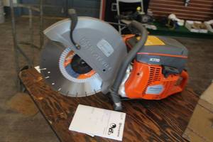 lot 150 image: Husqvarna K770 Gas Concrete Saw (New )