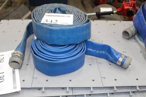 lot 342 image: Lot of (2) Piraflex Blue 2 80 PSI Hoses