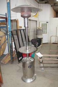 lot 390 image: Stainless Steel Patio Heater