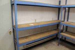 lot 136 image: Shelving Unit 96x16x84
