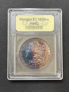lot 1 image: 1888-S Morgan Dollar MS62