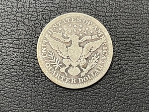 lot 23 image: 1907 Barber Quarter