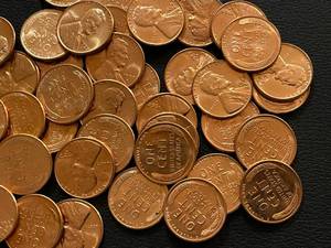 lot 42 image: 1957-D Lincoln Wheat Cents Uncirculated