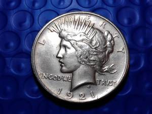 lot 2 image: 1921 Peace Dollar