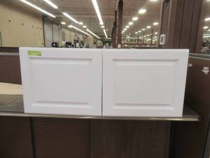 Designer Series Elgin Assembled 36x15x12 in. Wall Kitchen Cabinet in White.
