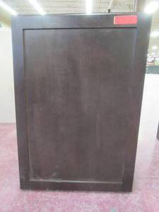 Shaker Assembled 21x30x12 in. Wall Kitchen Cabinet in Java - Warped Door.