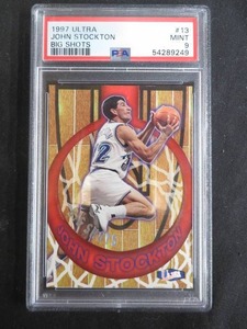 1997 ULTRA JOHN STOCKTONBIG SHOTS BASKETBALL CARD