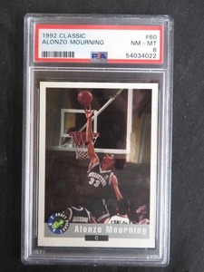1992 CLASSIC  ALONZO MOURNING BASKETBALL CARD
