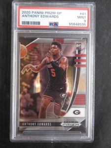 2020 PANINI PRIZM DP  ANTHONY EDWARDS BASKETBALL CARD