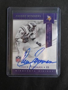 SIGNED 1973 OFFENSIVE ROOKIE OF THE YEAR CHUCK FOREMAN VIKINGS FOOTBALL