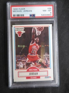 1990 FLEER  MICHAEL JORDAN BASKETBALL CARD
