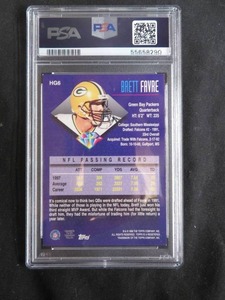 1998 TOPPS  BRETT FARVE  HIDDEN GEMS FOOTBALL CARD