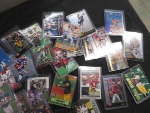 OLDER CASED SPORTS CARDS - MOSTLY FOOTBALL