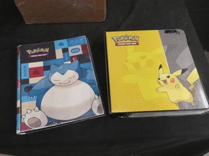 POKEMON BINDERS CARD HOLDERS W CARDS INCLUDED