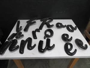 PLASTIC LETTERS