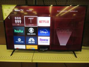 TCL 40S325 40 Inch 1080p Smart LED Roku TV, 40S325 - Includes Remote, Vertical line (See Photo).