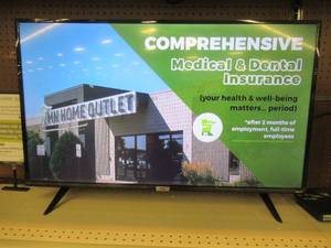 TCL 43 Class 4-Series 4K UHD HDR LED Smart Roku TV, 43S435, No Remote.