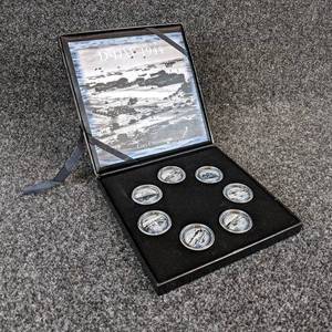 WWII D-Day Commemorative Coin Collection - French 1 Franc Coins