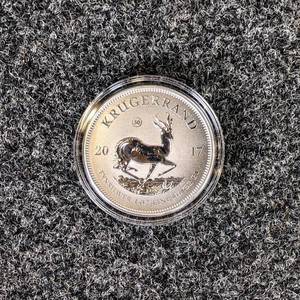 2017 1oz Fine Silver South African Krugerrand - 50th Anniversary