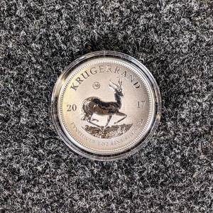 2018 1oz Fine Silver South African Krugerrand - 50th Anniversary