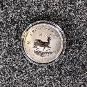 2019 1oz Fine Silver South African Krugerrand - 50th Anniversary