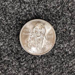 1978 Mexican Silver 100 Pesos - 72% Silver