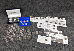 Lot of (67) Assorted State Quarters, National Parks and More