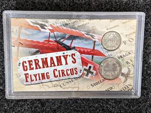 German WWI 1915 Coinage - 12 Mark & 1 Mark