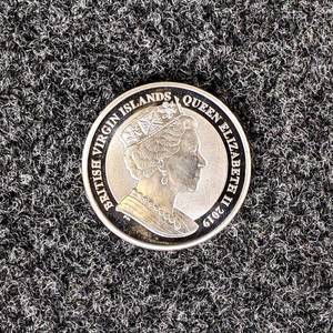 2019 1oz .999 Silver British Virgin Islands $1 Coin